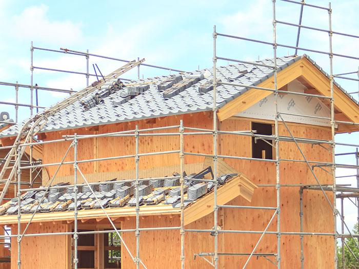 新築かわら工事